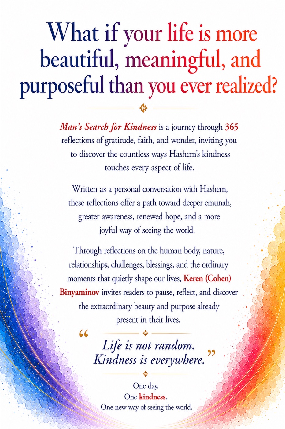 Back cover of Man's Search for Kindness